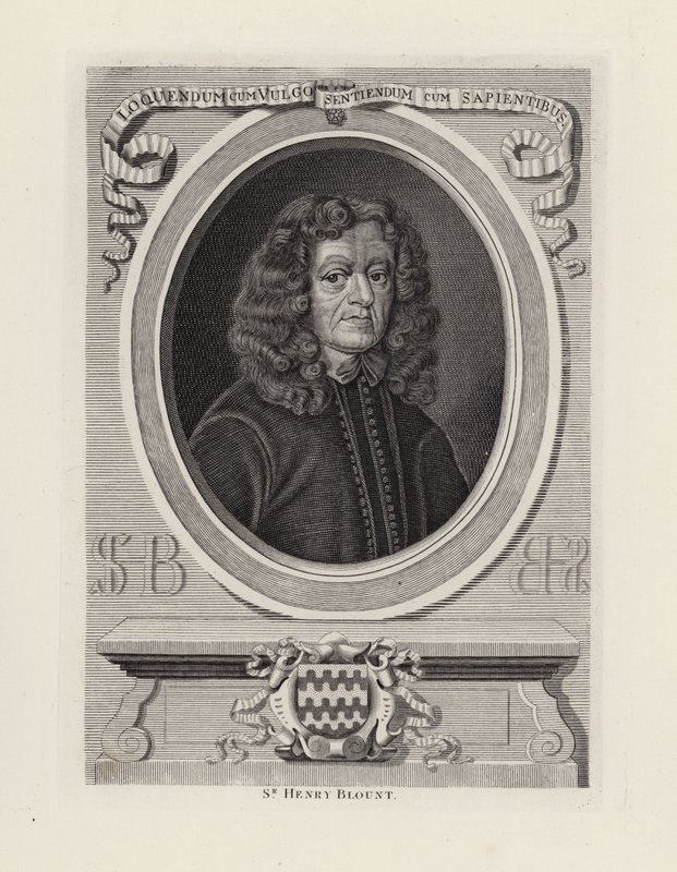 Sir Henry Blount (gravering) af English School