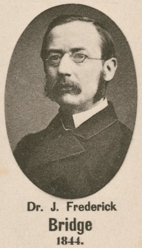 Sir J Frederick Bridge (dybtryk) af English School