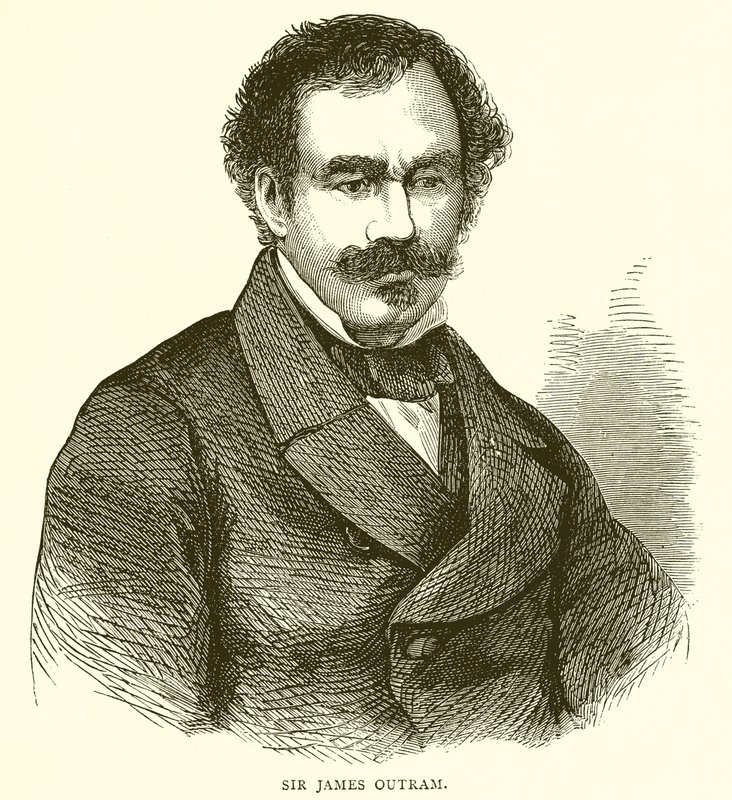 Sir James Outram af English School