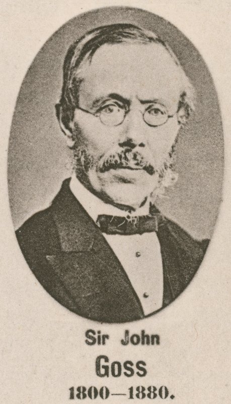 Sir John Goss (dybtryk) af English School