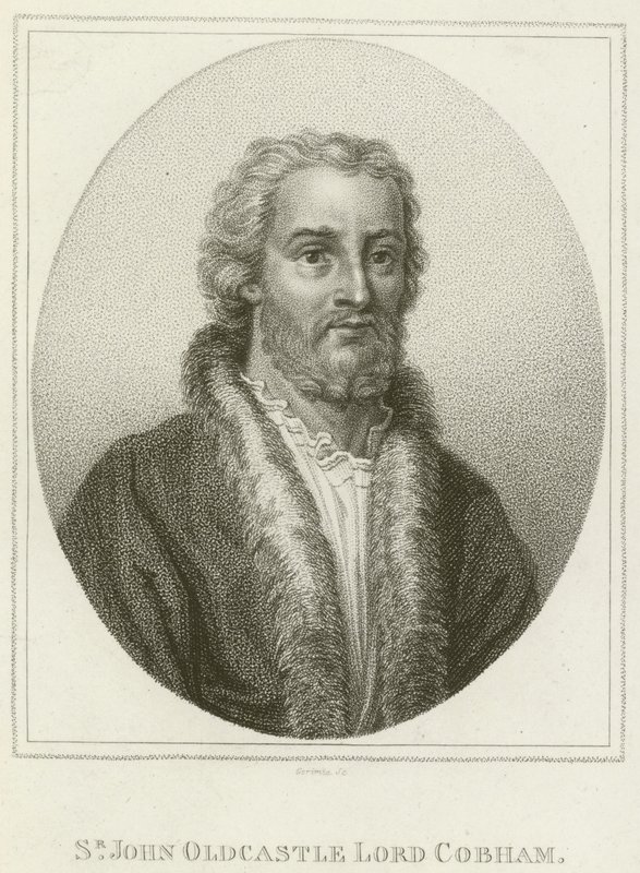 Sir John Oldcastle, Lord Cobham (gravering) af English School