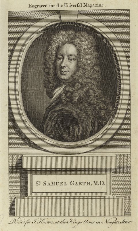 Sir Samuel Garth, M D af English School