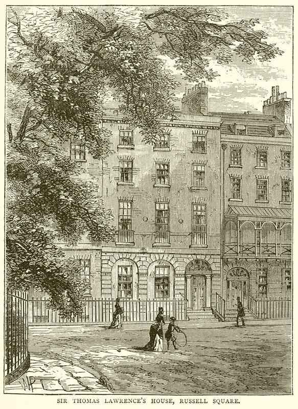 Sir Thomas Lawrences House, Russell Square af English School