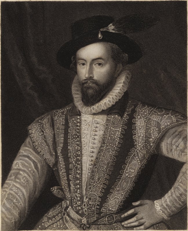 Sir Walter Raleigh af English School