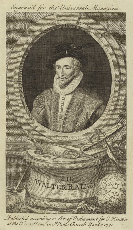 Sir Walter Raleigh af English School
