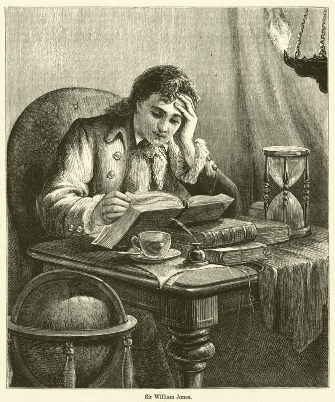 Sir William Jones (gravering) af English School