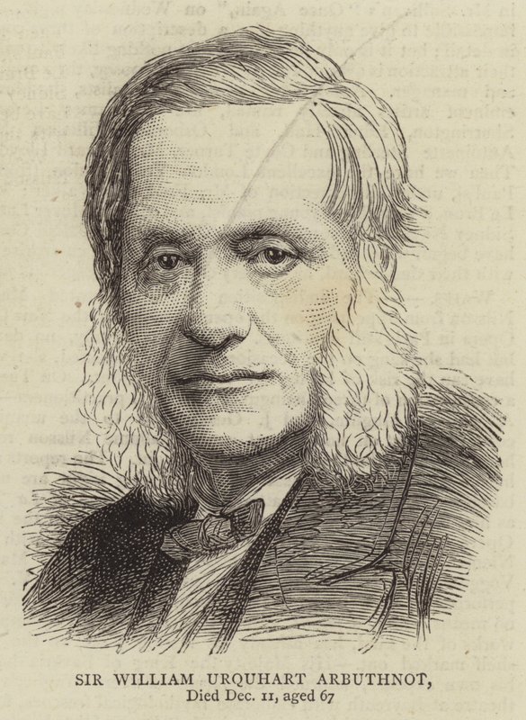 Sir William Urquhart Arbuthnot (gravering) af English School
