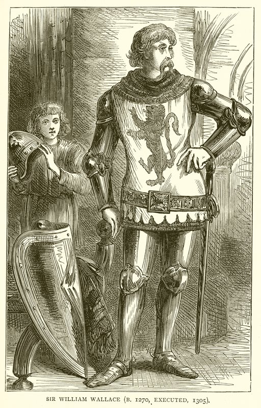 Sir William Wallace (f. 1270, henrettet, 1305) af English School
