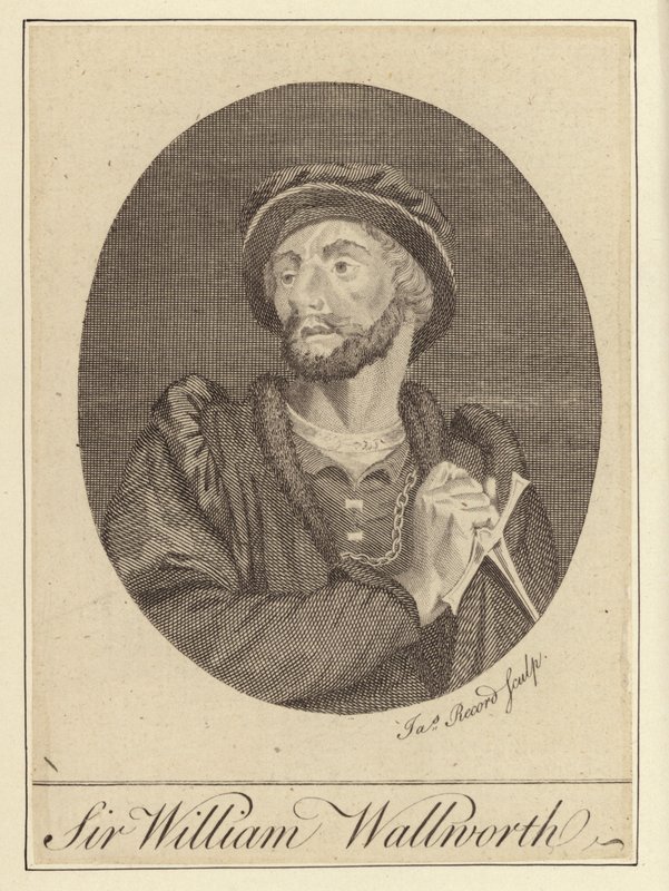 Sir William Wallworth (gravering) af English School