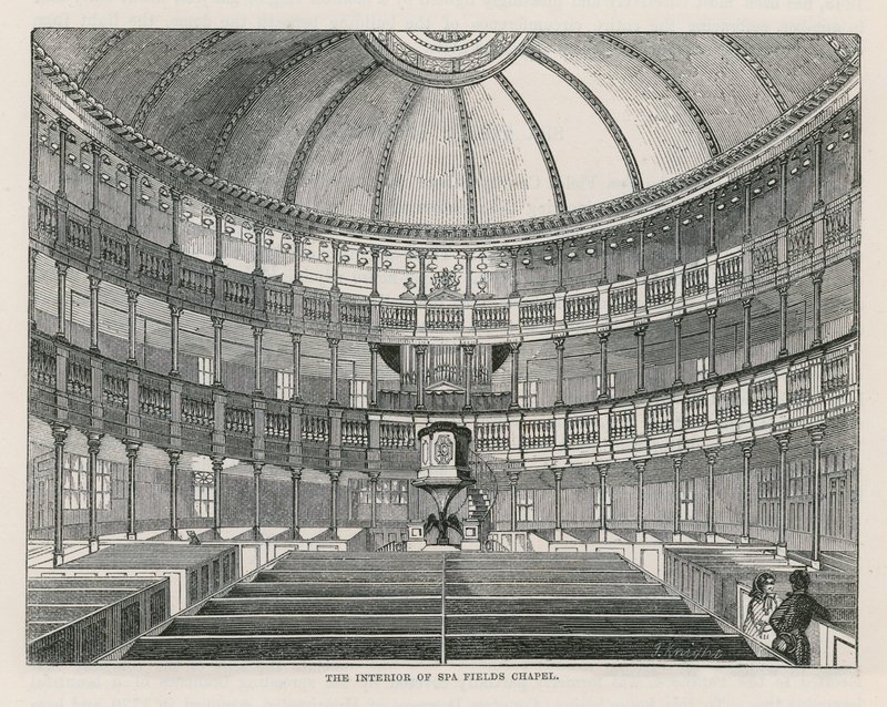 Spa Fields Chapel, Clerkenwell af English School