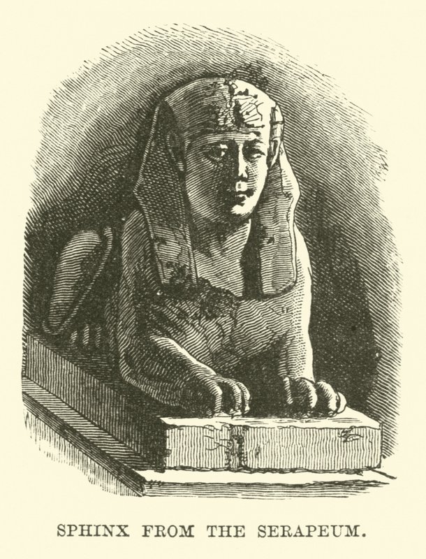 Sphinx fra Serapeum af English School