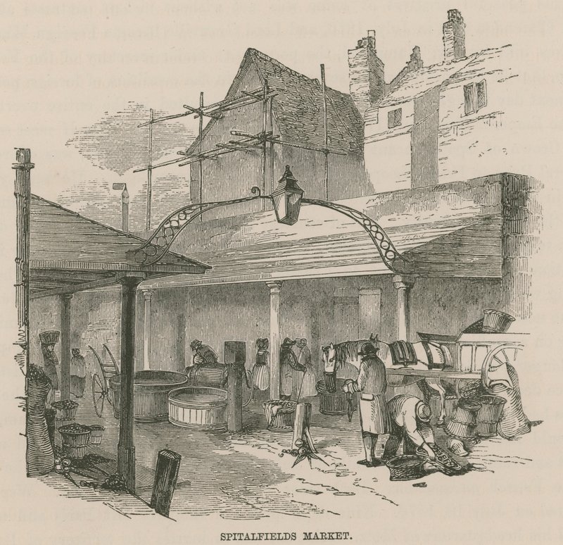 Spitalfields Market, London af English School