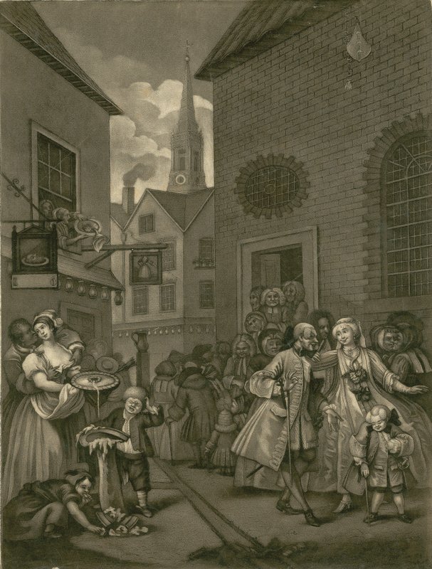 St Giles in the Fields, London af English School