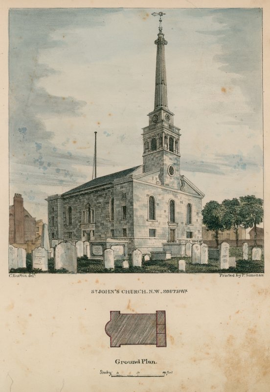St Johns Church i Southwark af English School