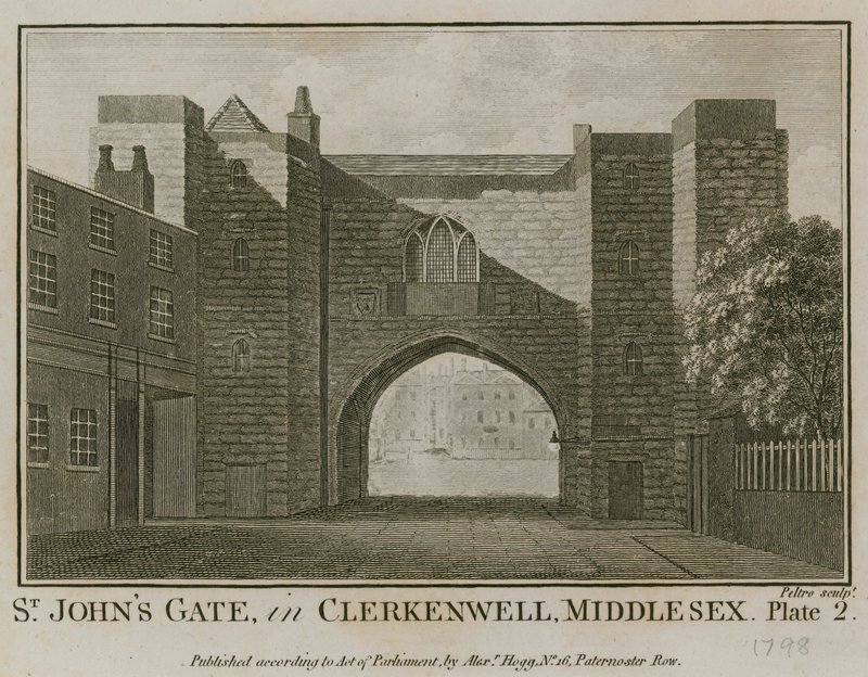 St Johns Gate, Clerkenwell af English School