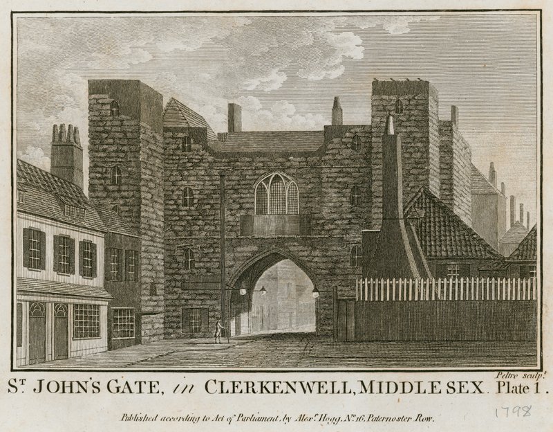 St Johns Gate, Clerkenwell af English School