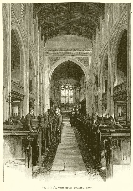 St. Marys, Cambridge, ser mod øst af English School