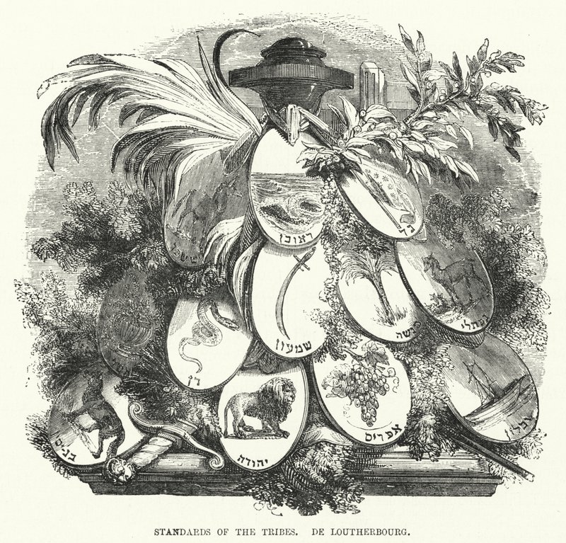 Standards of the Tribes, De Loutherbourg (gravering) af English School