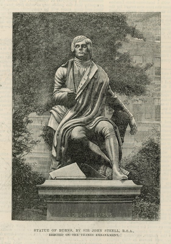 Statue of Burns, af Sir John Steell af English School