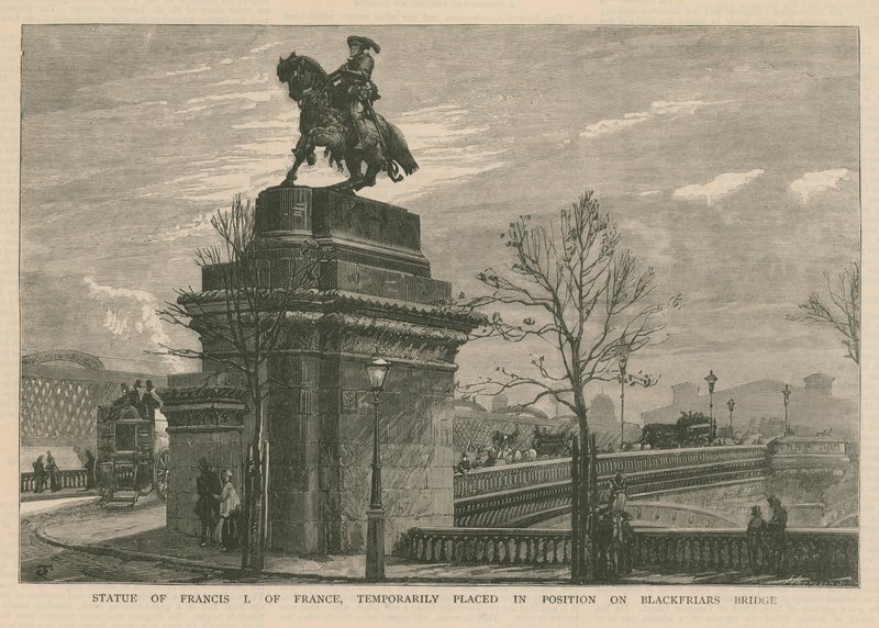 Statue af Frans I af Frankrig af English School