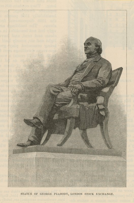 Statue af George Peabody af English School