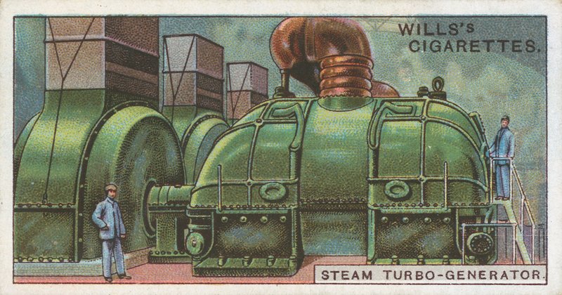 Damp turbo-generator af English School