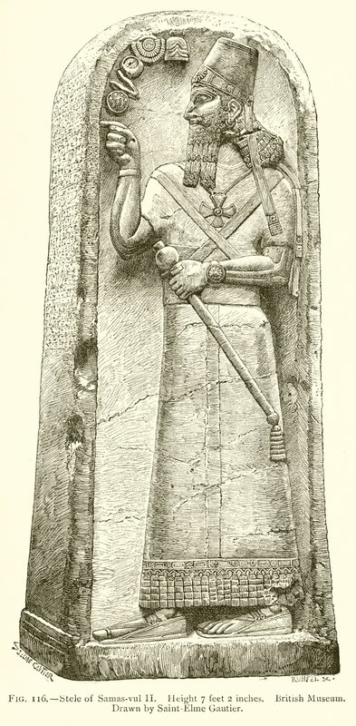 Stele af Samas-Vul II af English School
