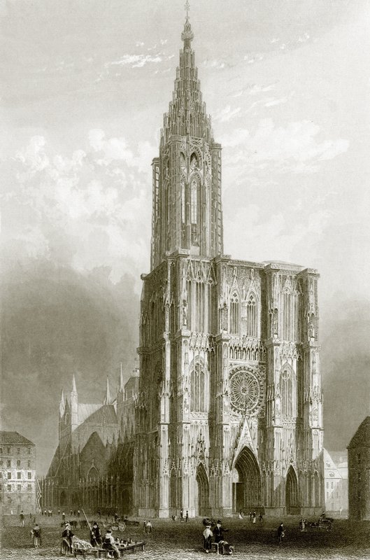 Strasbourg katedral af English School