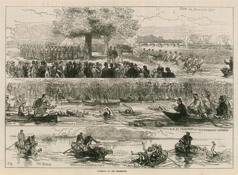 Svømning i Serpentine af English School