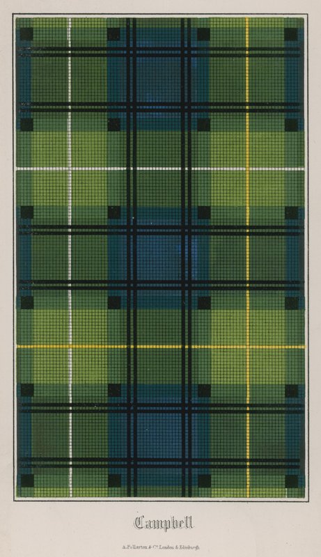 Tartan af klanen Campbell af English School
