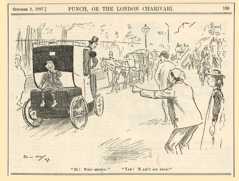 Taxaer - elektriske, 1897 af English School
