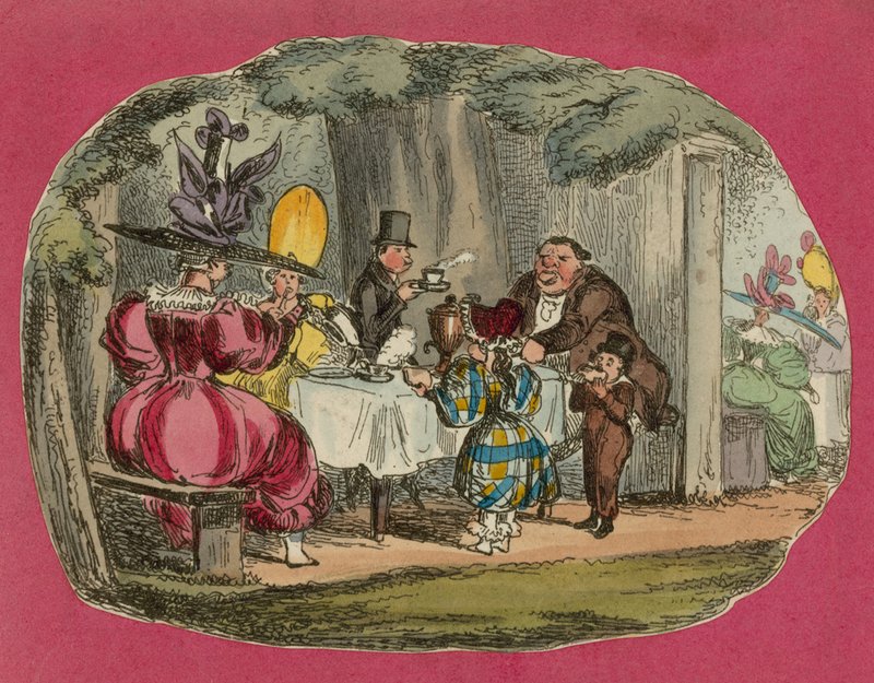 Te i Vauxhall Gardens af English School