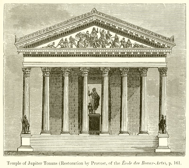 Jupiter Tonans tempel af English School