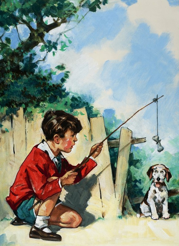 Friste en hund af English School