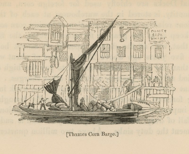 Thames majspram af English School