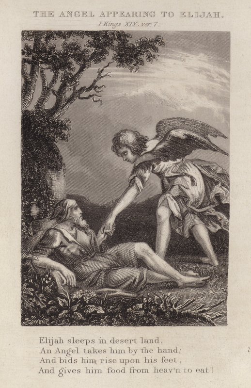 Englen viser sig for Elias af English School