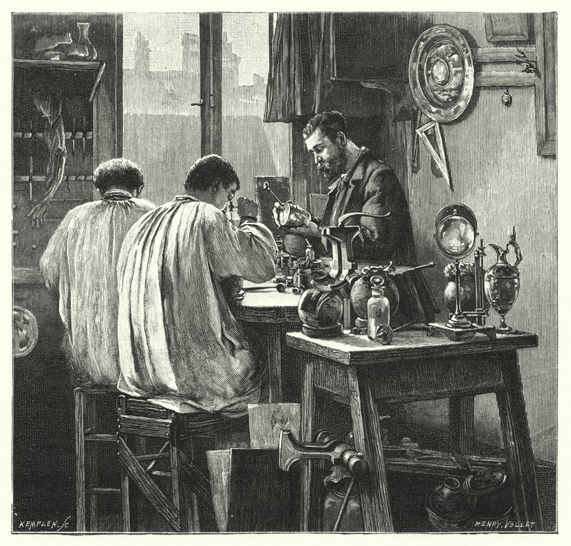 Kunsten at jage (kobberstik) af English School