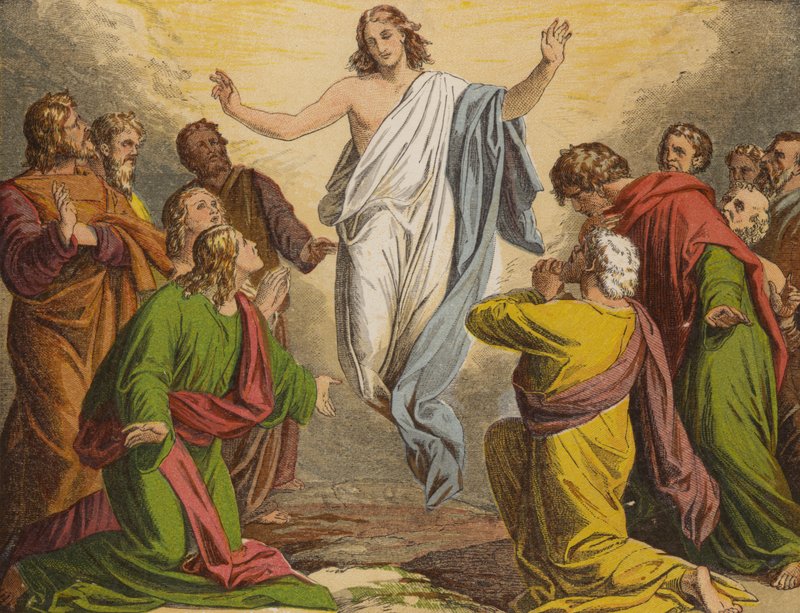 Ascension (chromolitho) af English School