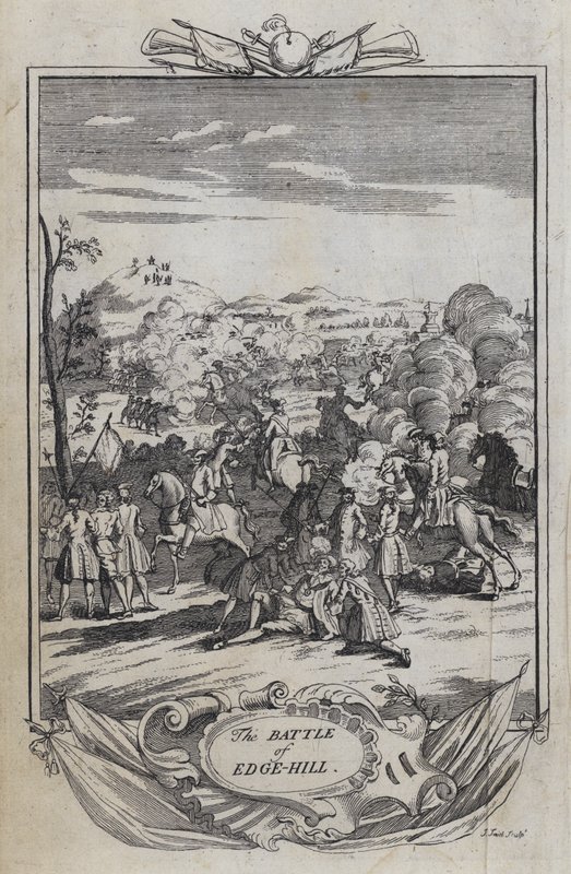 Slaget ved Edge Hill (gravering) af English School