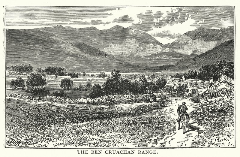 Ben Cruachan Range (gravering) af English School
