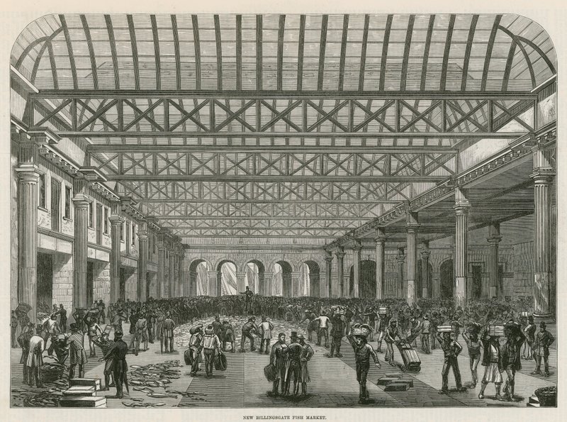 Billingsgate fiskemarked af English School