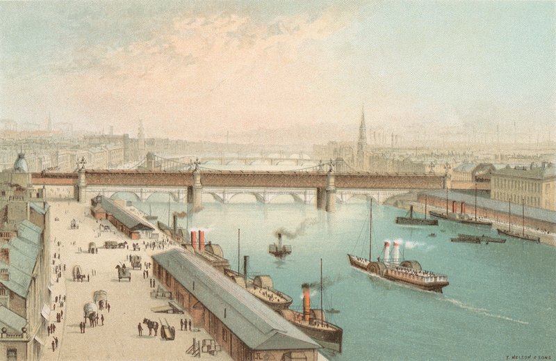 The Broomielaw, Glasgow - Kigger mod øst af English School
