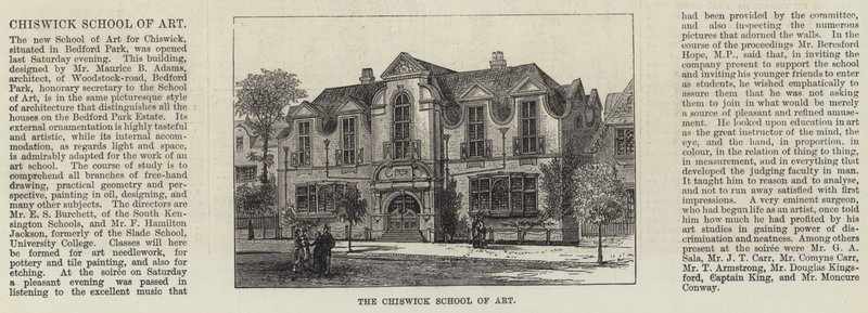 Chiswick School of Art (gravering) af English School