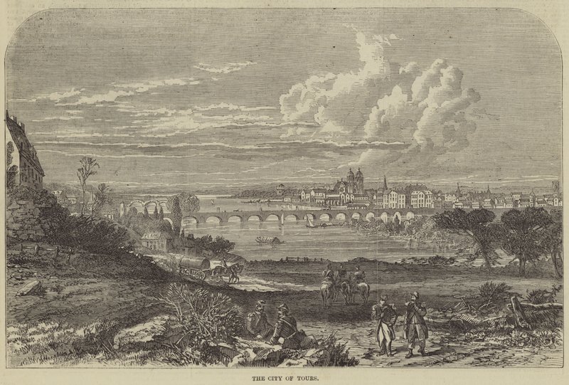 The City of Tours (gravering) af English School
