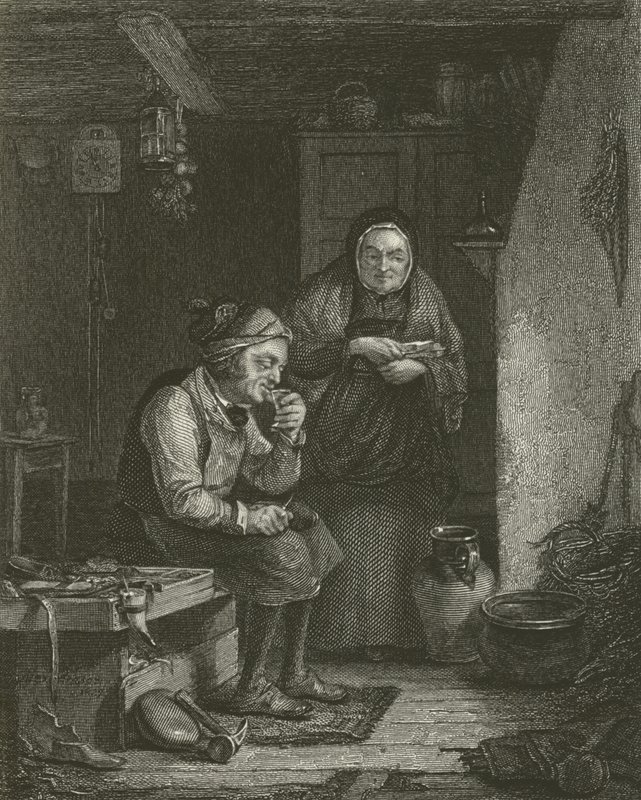 The Cobbler, fra Duddingston af English School