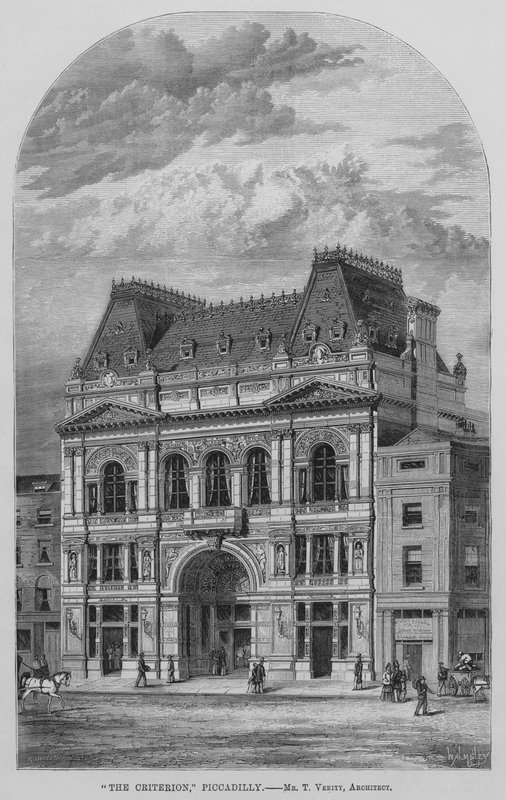 "Kriteriet," Piccadilly (gravering) af English School