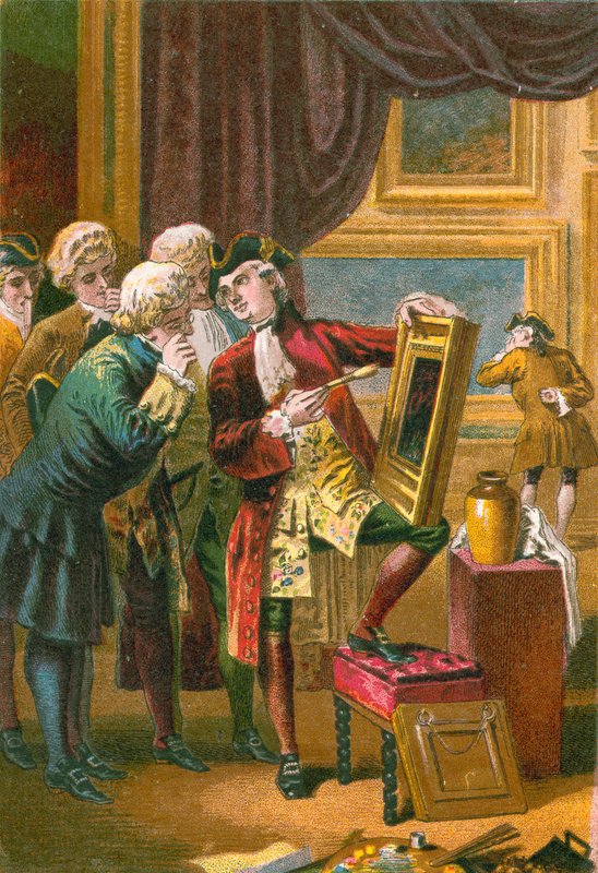 Kritikeren i kunstnerens studie af English School