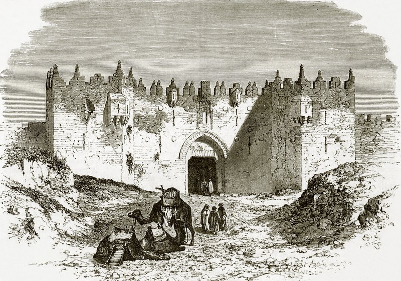 Damaskus-porten, Jerusalem af English School