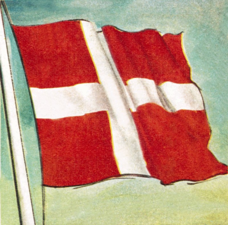 Det danske flag af English School