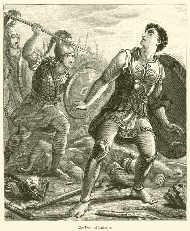 Patroklos død af English School
